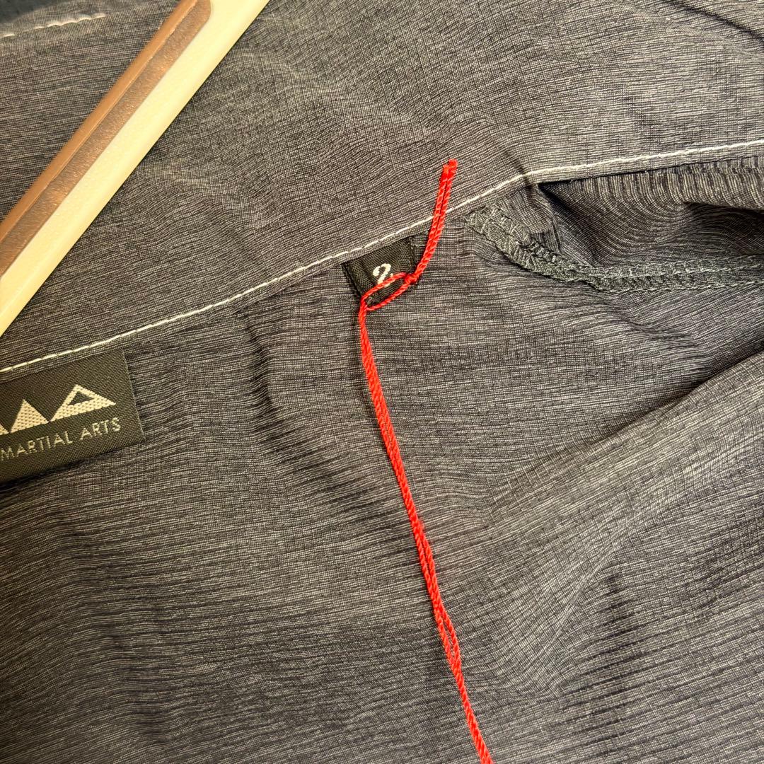 MMA PERTEX Packable Wind Shell チャコール　M