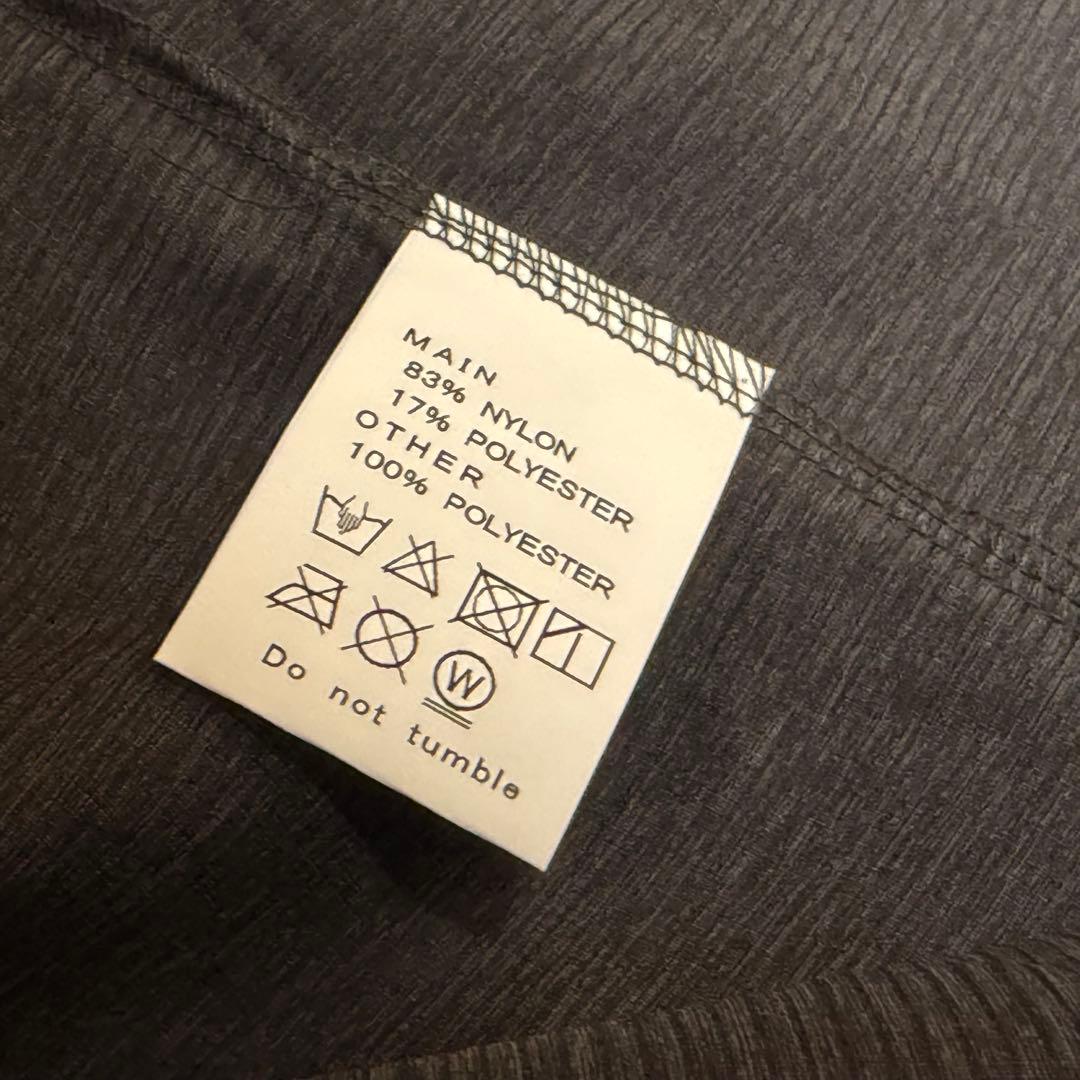 MMA PERTEX Packable Wind Shell チャコール　M