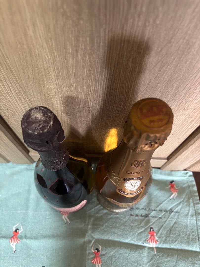 ドン・ペリニヨンロゼ2003 & クリスタル ルイロデレール 2006