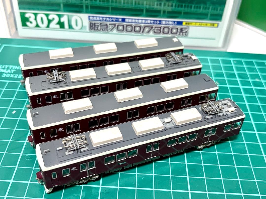 グリーンマックス阪急7000系 7000/7300 4両セット