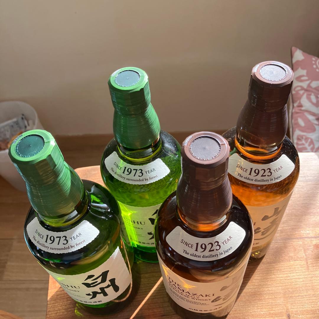白州 & 山崎 シングルモルトウイスキー