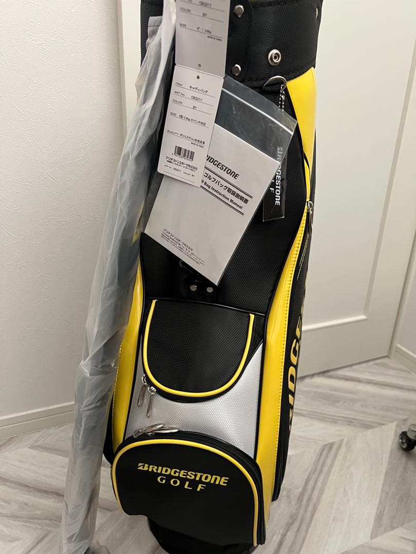 BRIDGESTONE Caddy Bag CB21Y ブラック/イエロー
