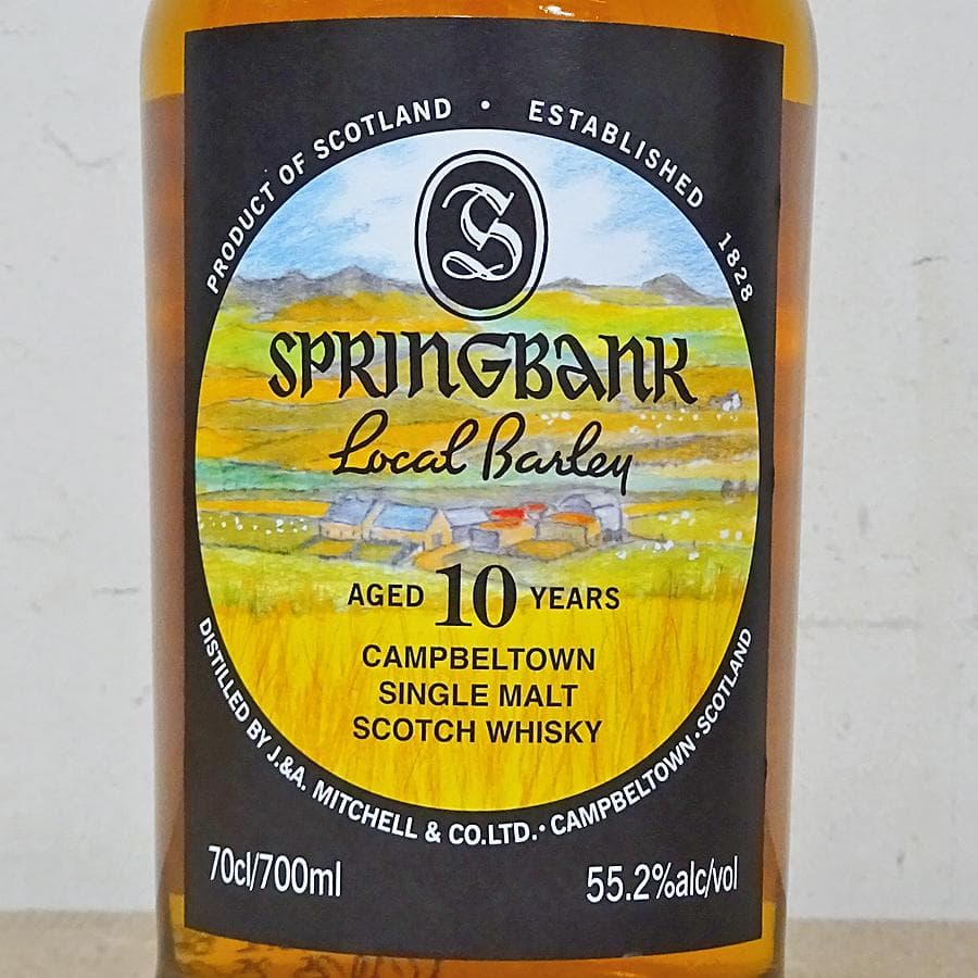 SPRINGBANK Local Barley 10年 700ml 55.2%