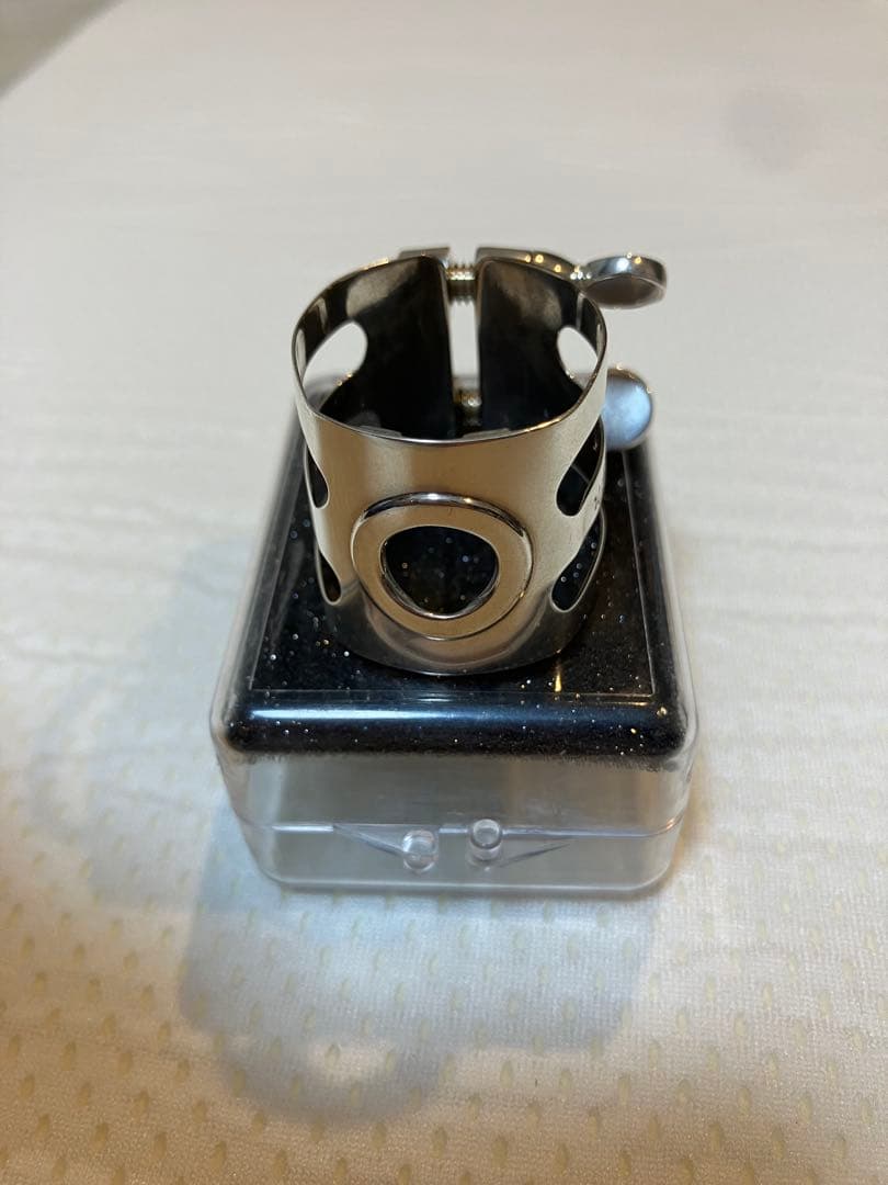 ウッドストーン　Ｂ♭クラリネットリガチャー 総銀　ソリッドシルバー