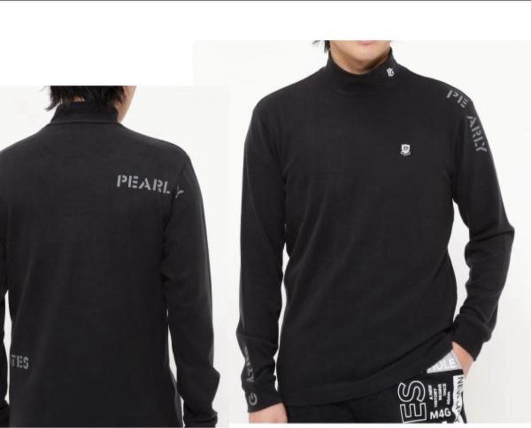 PEARLY GATES ソリストヒート長袖ハイネックカットソー　　メンズ