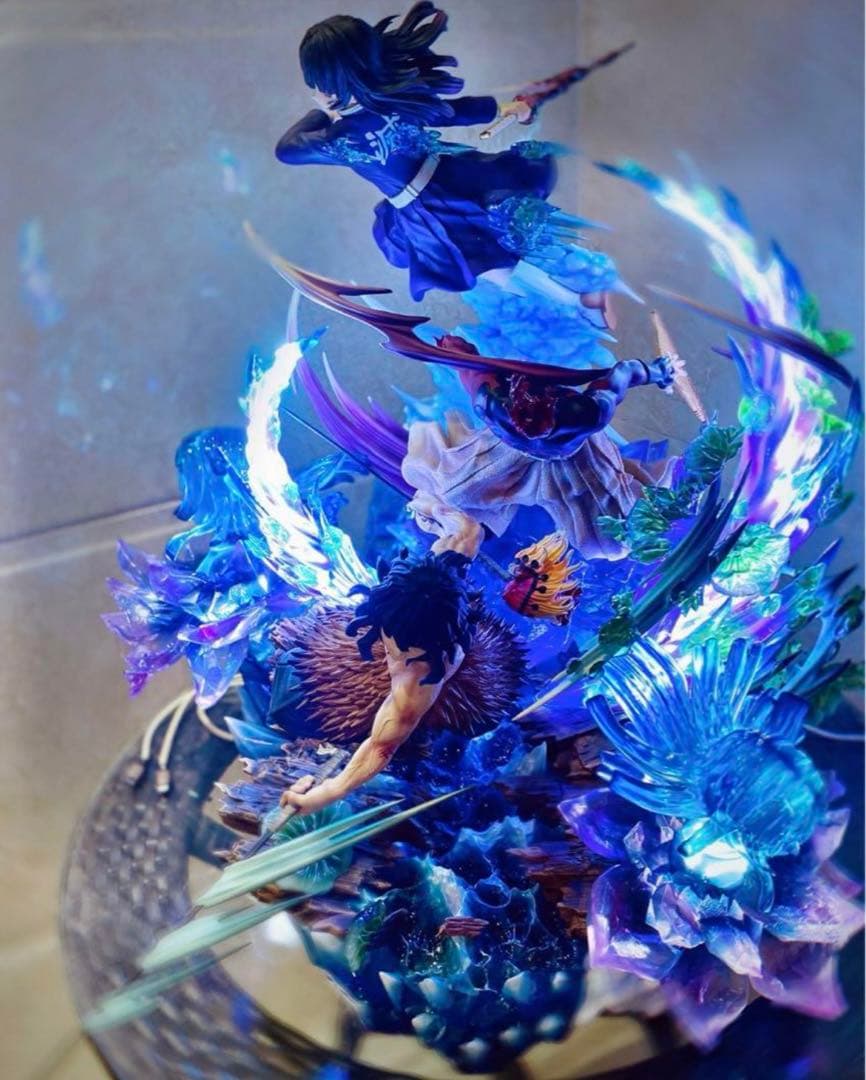 鬼滅の刃 嘴平 伊之助 栗花落カナヲ フィギュア ガレージキット