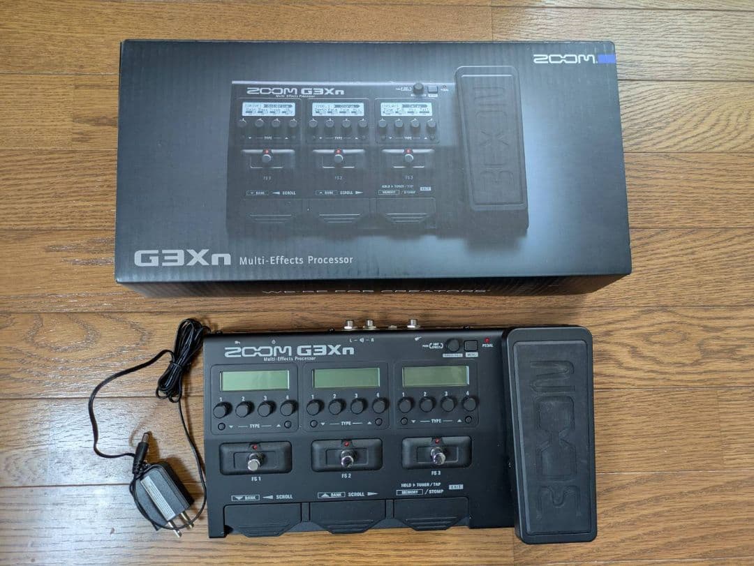説明書あり　ZOOM G3Xn マルチエフェクター　音出し確認　メモリー初期化済