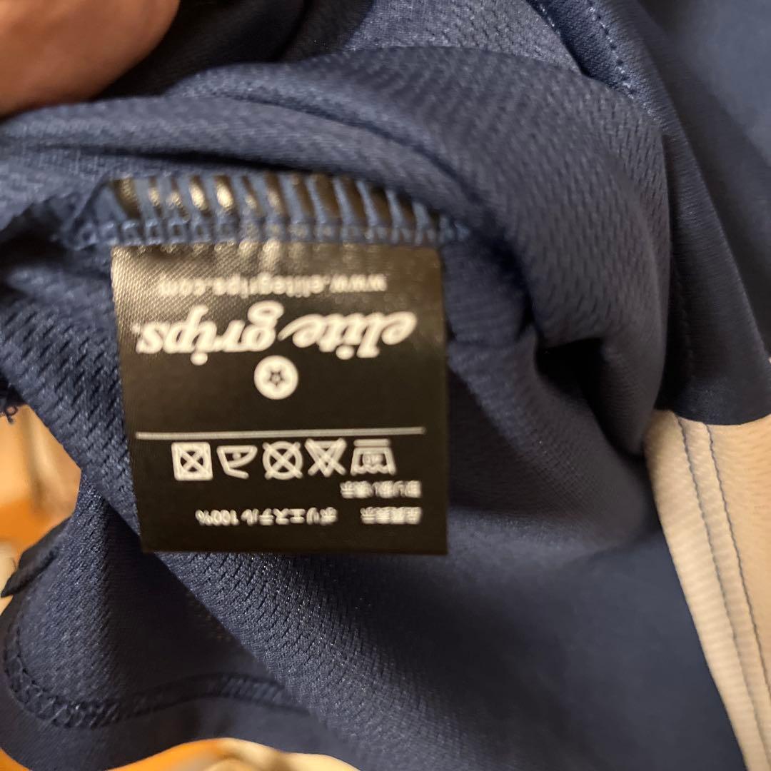 elite grips ネイビーモックネックシャツ LL 未使用