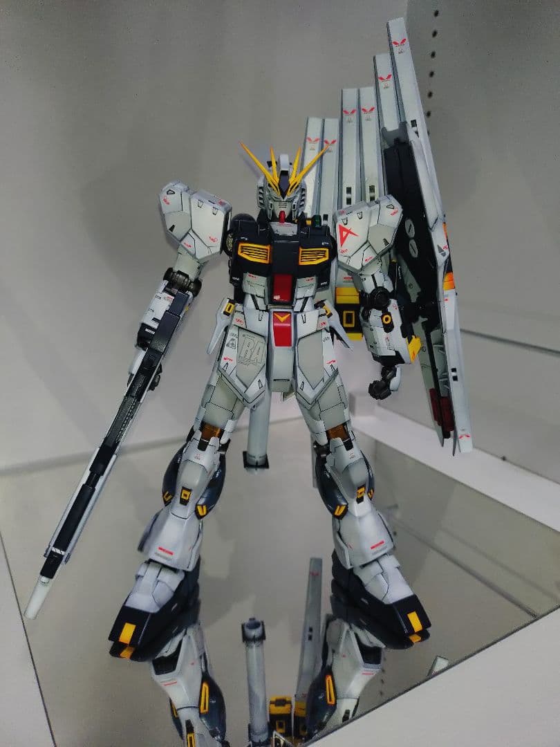 mg　νガンダム　ver.ka　ダブルフィンファンネル　塗装済み完成品