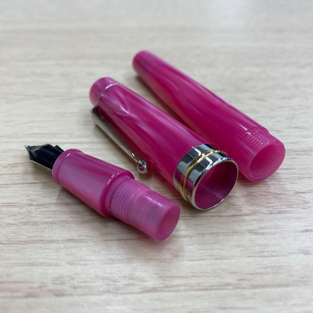 【未使用】DELTA Vintage-collection Pink 万年筆