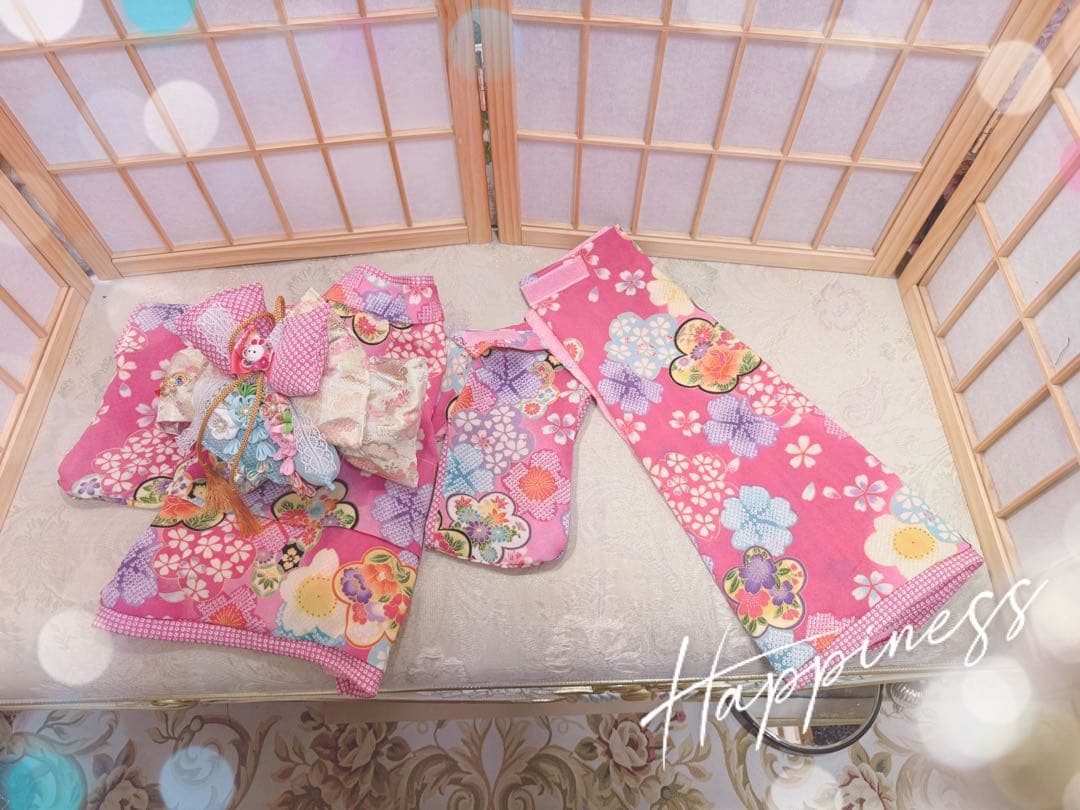 B452.pon2pan2☆犬オーダーお着物☆犬お着物