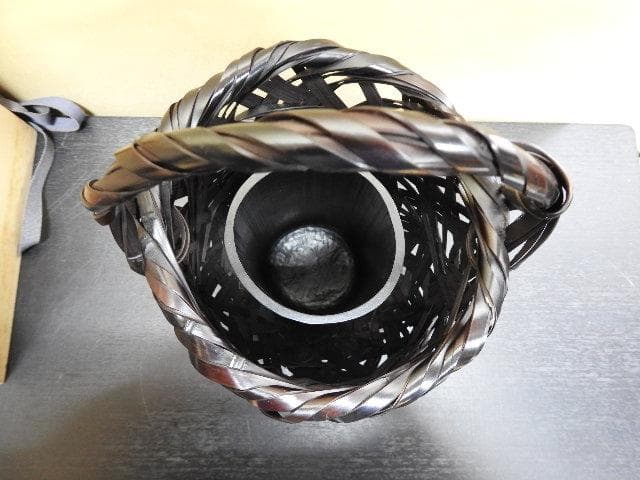 花籠　白石白雲斎　共箱　MA292