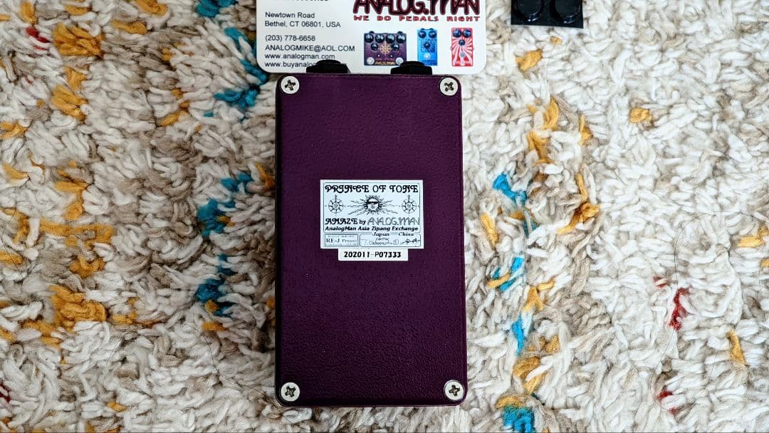 【美品】Analogman Prince of Tone オーバードライブ