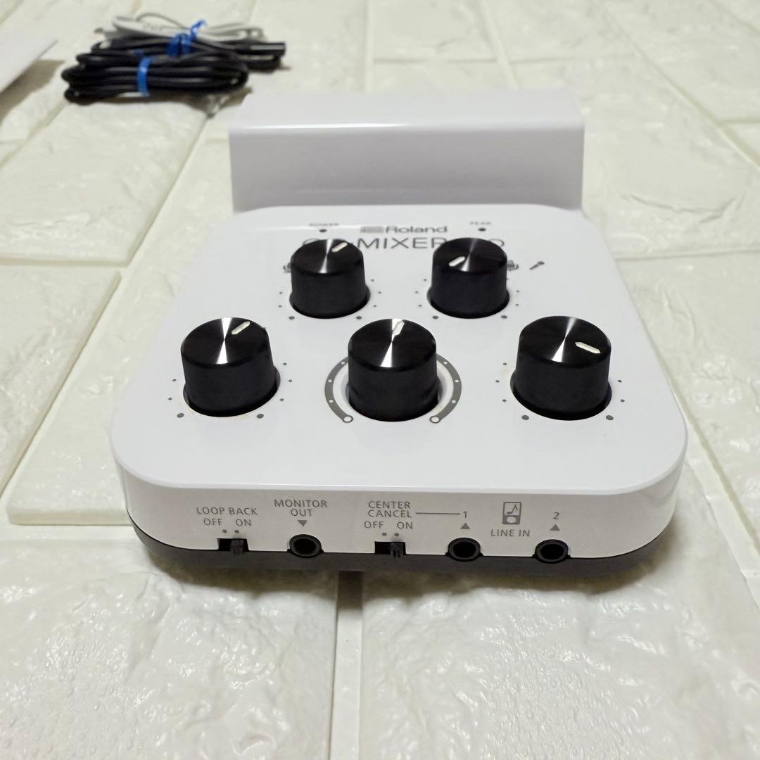 【動作OK/付属品完備】Roland GO:MIXER PRO ホワイト 配信用
