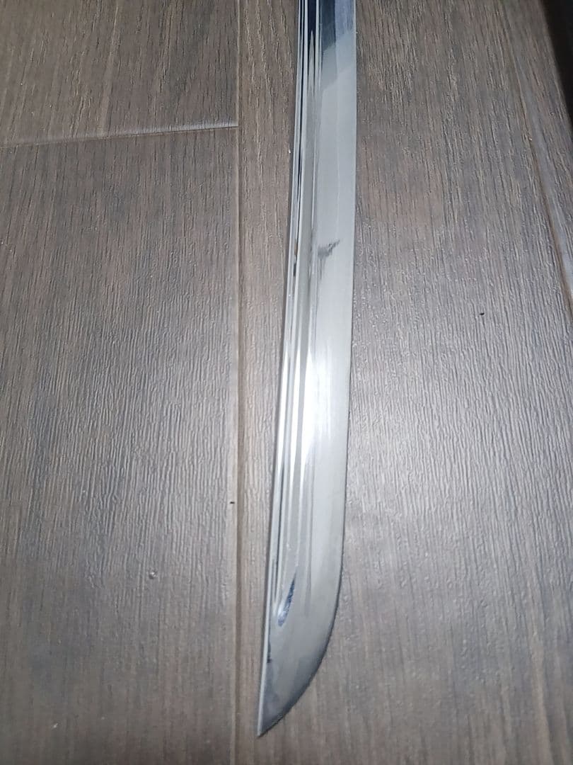 ◉菊花紋章刀袋付き・黒鋼製湾曲刀 (樋入り)　期間限定販売