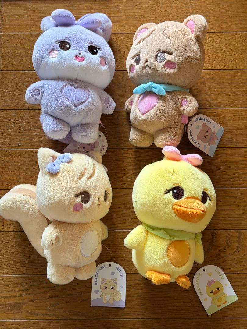 BLACKPINKぬいぐるみ SOOYA GOMDEUKI ROSIE PPEU