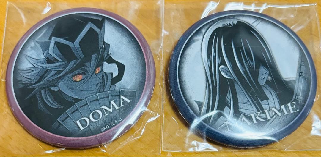 鬼滅の刃 ufotableダイニング お楽しみくじ 57mm缶バッジ 童磨 鳴女