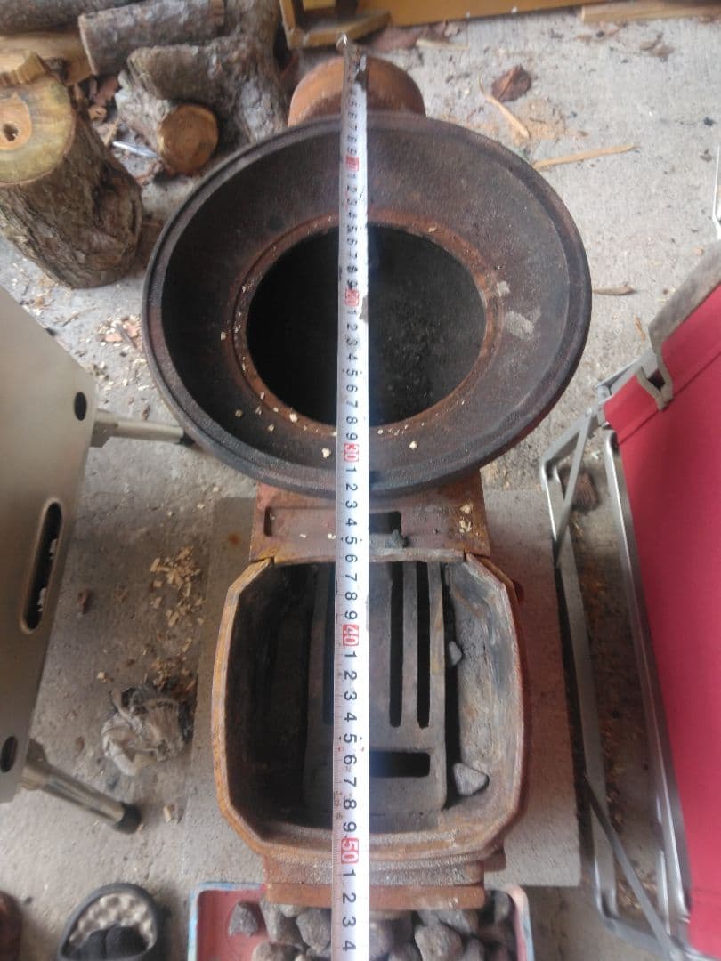 薪ストーブ 鋳鉄製 コンパクト