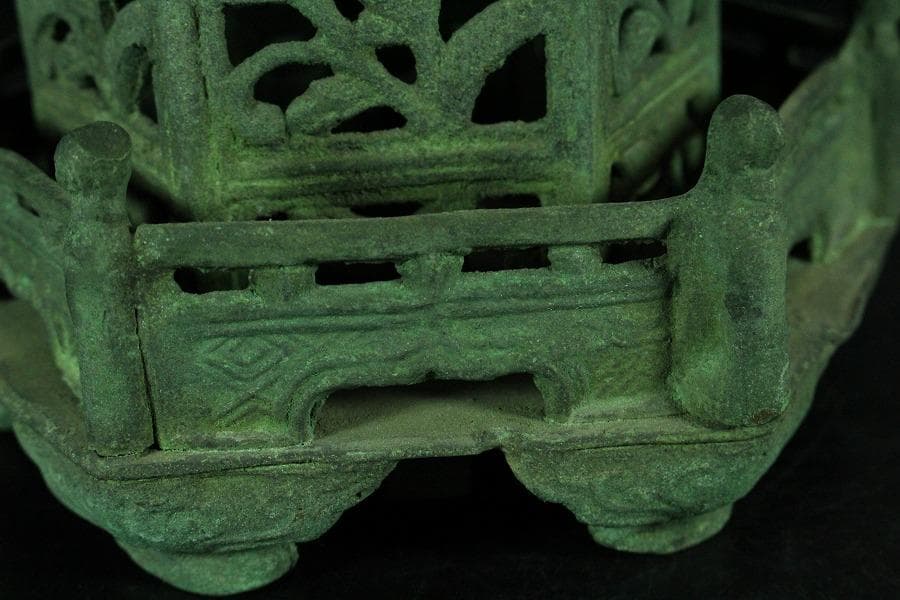 古銅 吊灯籠 高32cm(K-YC583)