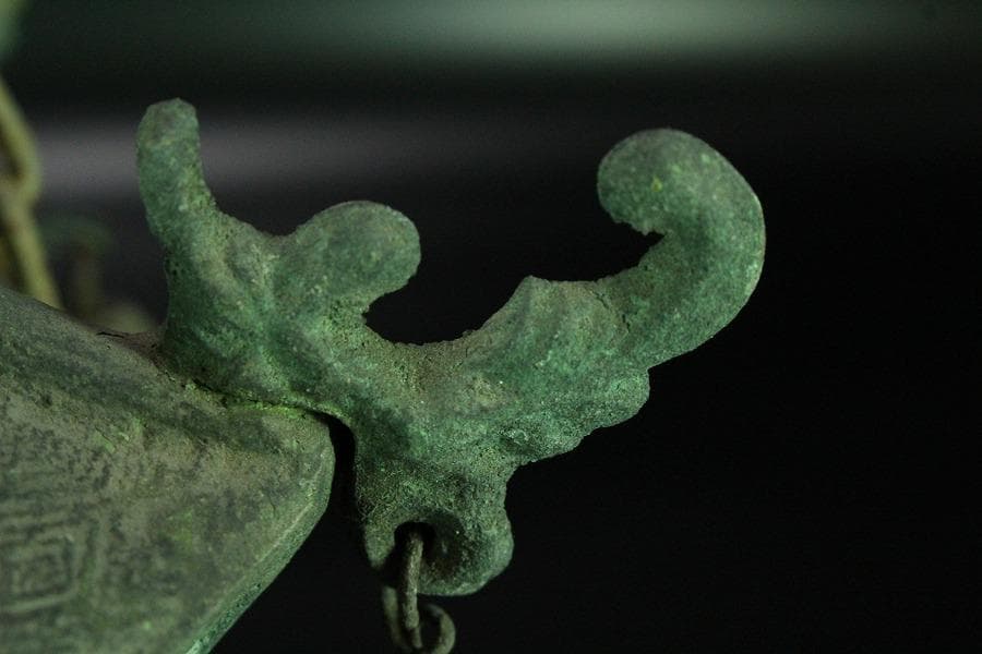 古銅 吊灯籠 高32cm(K-YC583)