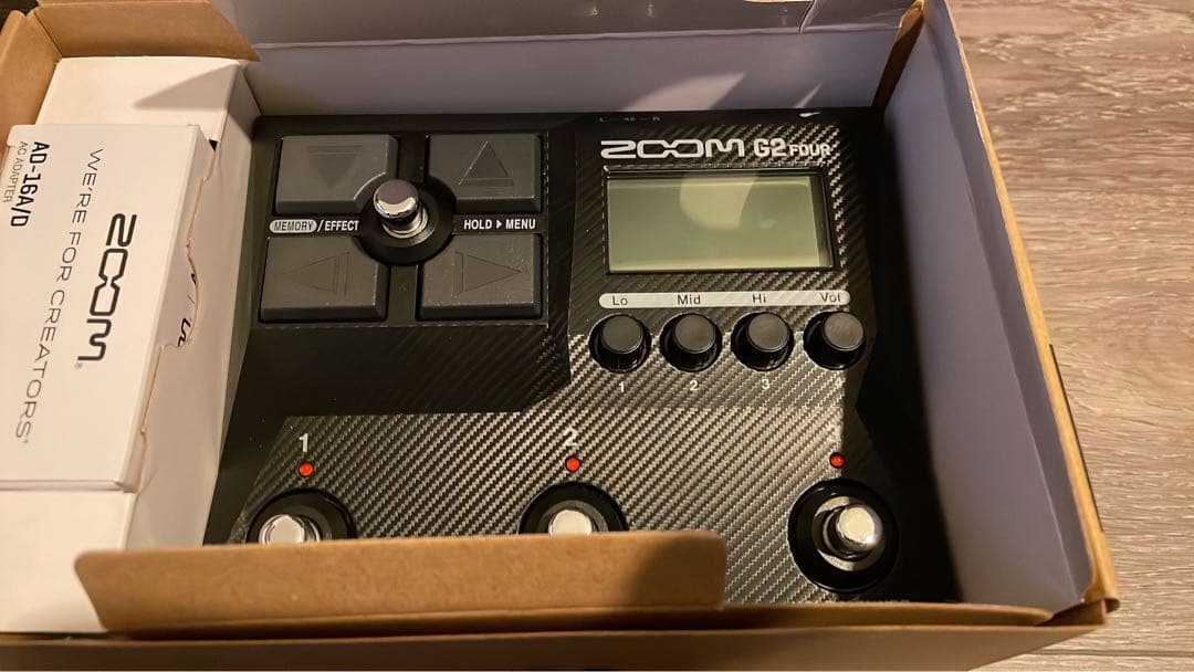 Zoom G2 Four ギターエフェクター　EXペダル　FP02M付