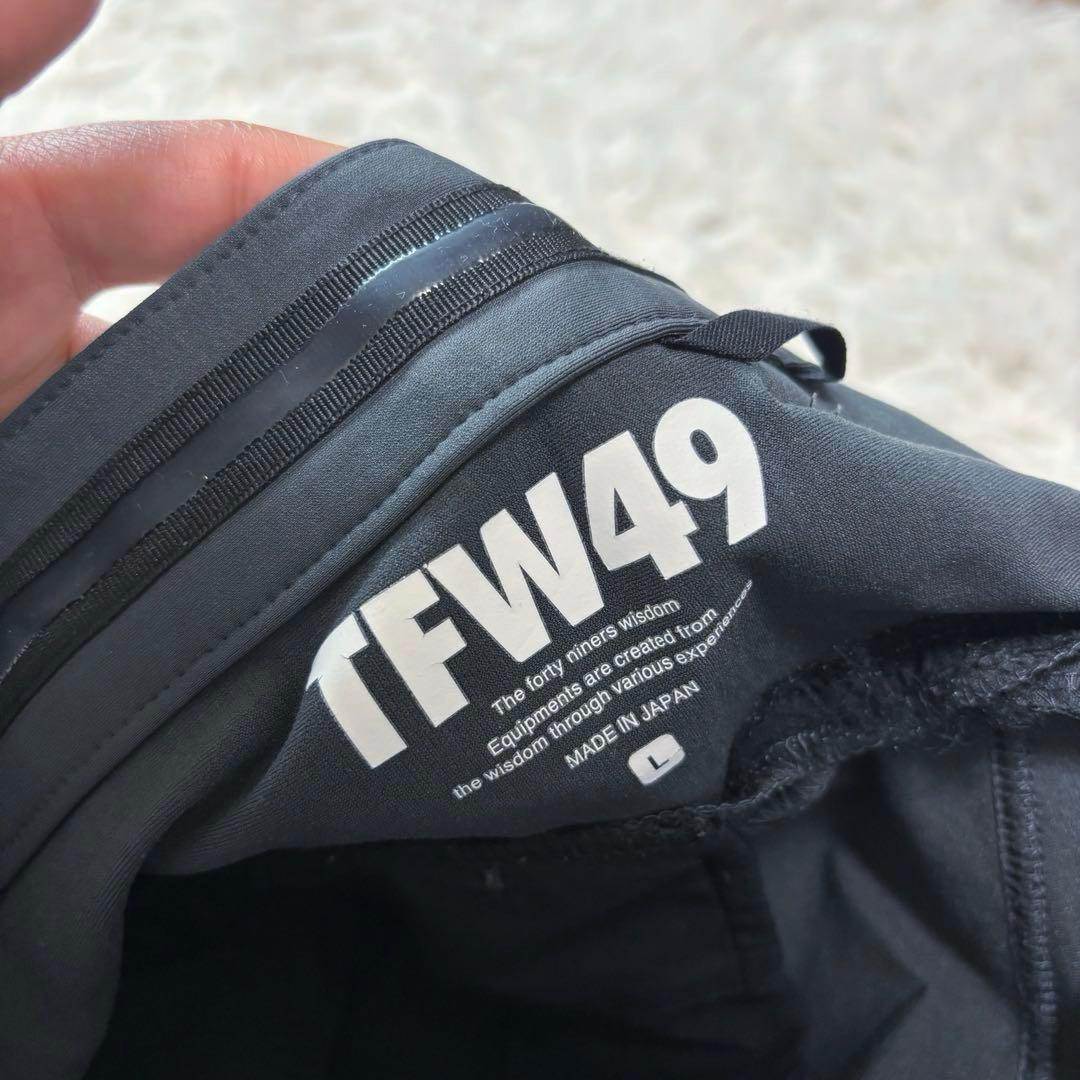 TFW49 junhashimoto パンツ ナイロン ブラック スキニー