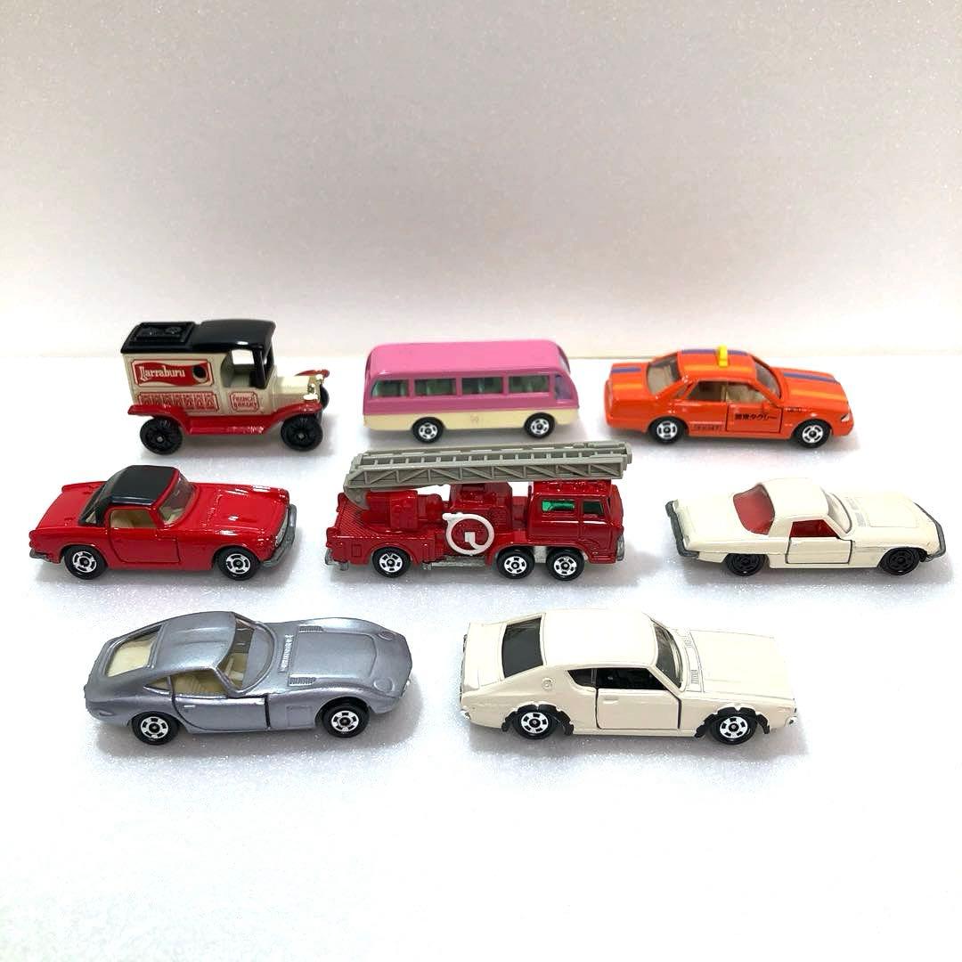 【トミカ・日本製・当時物】 【黒箱・青箱】8台・ ルース品・美品