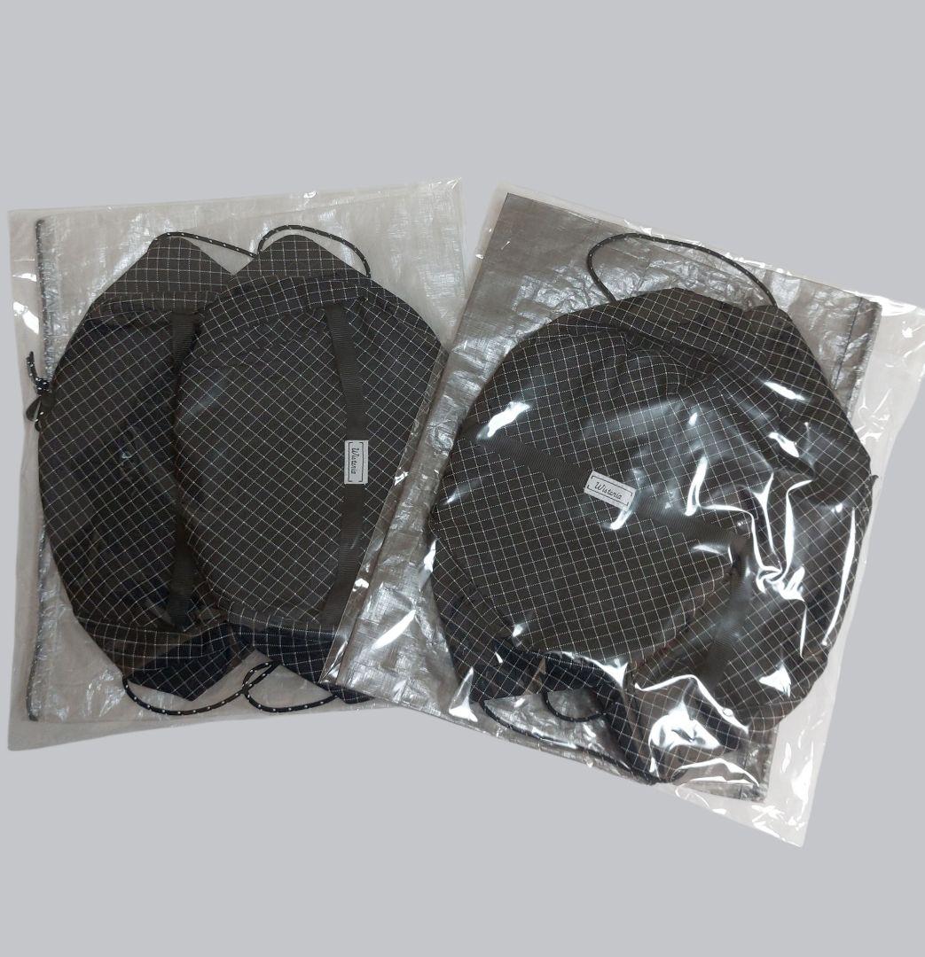 【お買い得】コンプレッションスタッフサック小(白・黒)2個セット