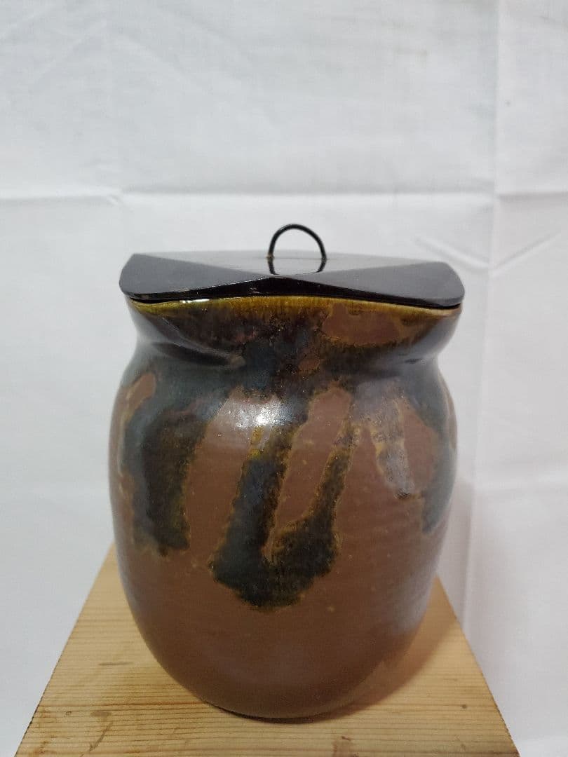 茶道具　高取焼時代ものの水指　骨董品、美術品