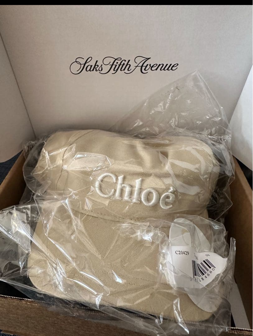 ⭐️新品未使用⭐️Chloé ベージュ キャップ　サイズ56