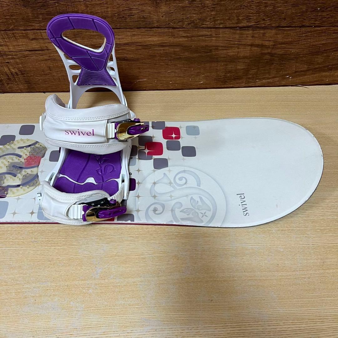 SWIVEL スウィベル 初心者オススメ　レディース スノーボード 4点セット