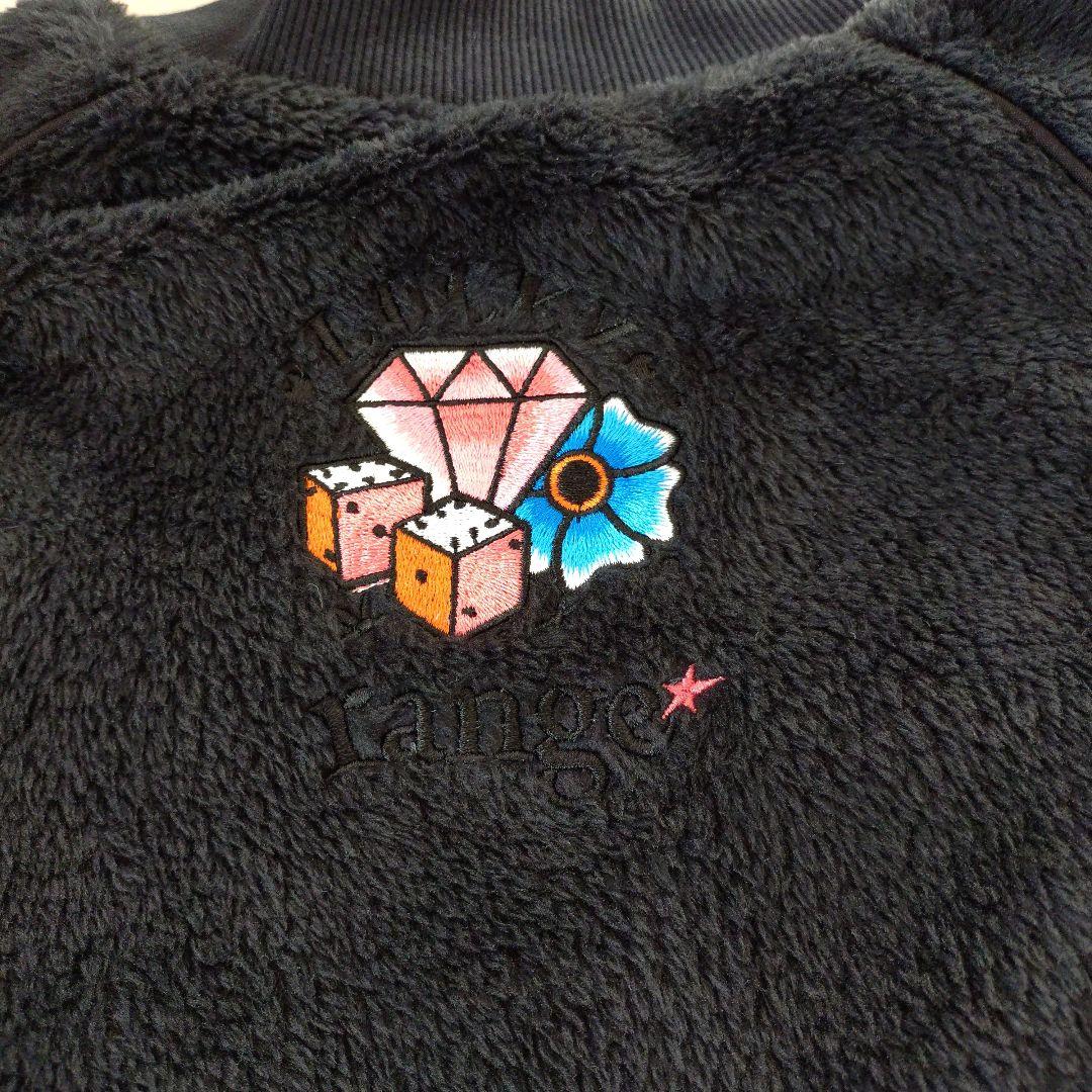 range フリースジャップアップ　ブラック　Lsize　jesse着用モデル