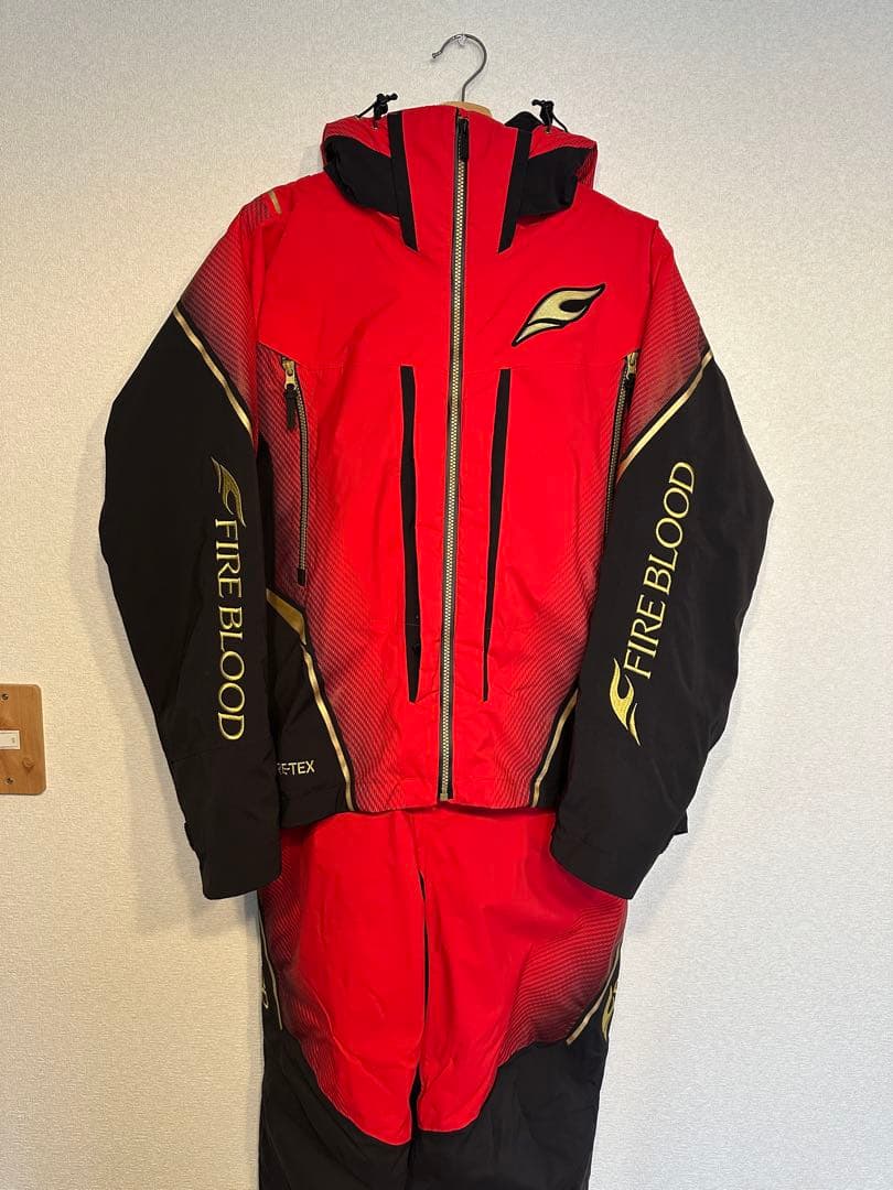 【再値下げしました】SHIMANO FIRE BLOODレインスーツ ダウン無し