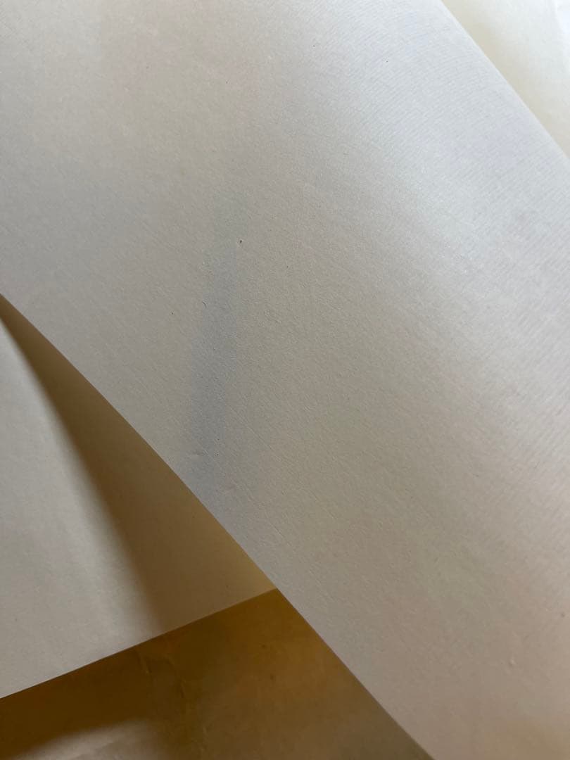 【墨研】手漉き半切◆「玉龍」「神代」純手漉き 2種◆未使用品◆書道古紙 和紙