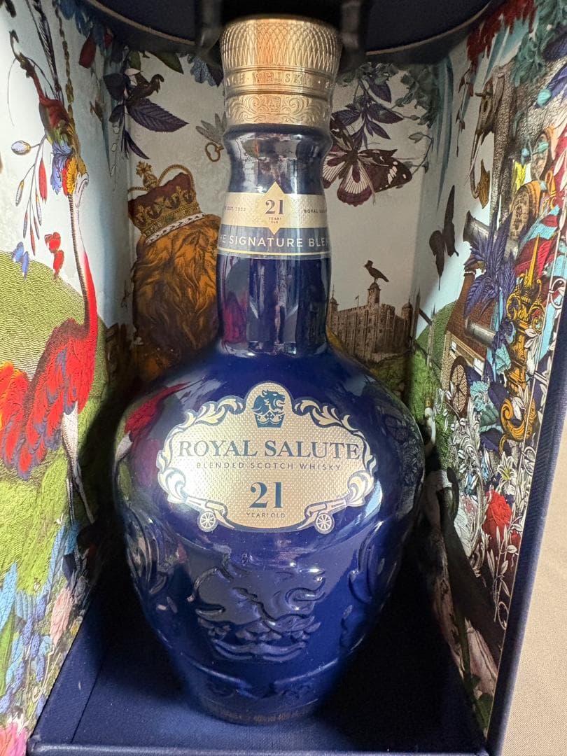ローヤルサルート21年ブレンデッドスコッチウイスキー 700ml 40度 箱付