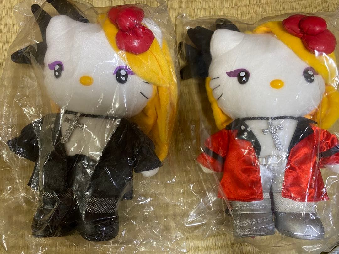 単品購入不可 新品タグ付 未使用 Yoshiki キティー 2セット ぬいぐるみ