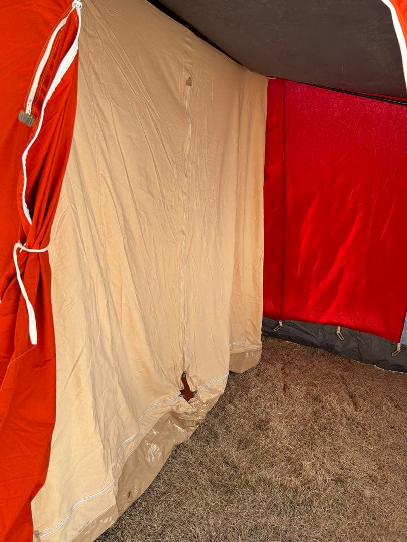 【マルシャル 】ビアリッツ5 ロッジテント ストライプ ヴィンテージ幕