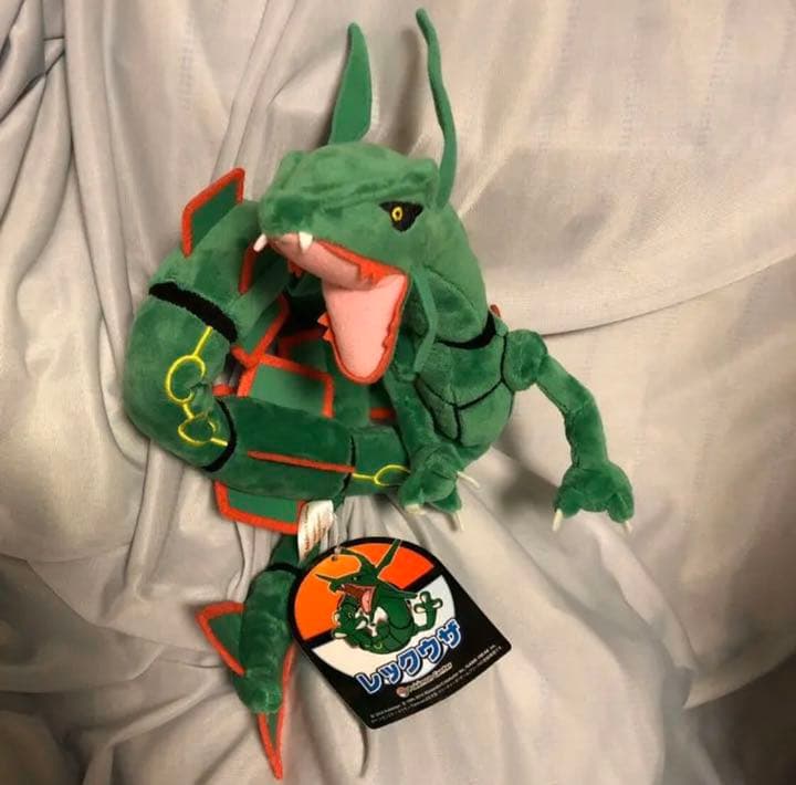 ポケモンセンター　レックウザ　ぬいぐるみ　ポケモンタイムストラップ