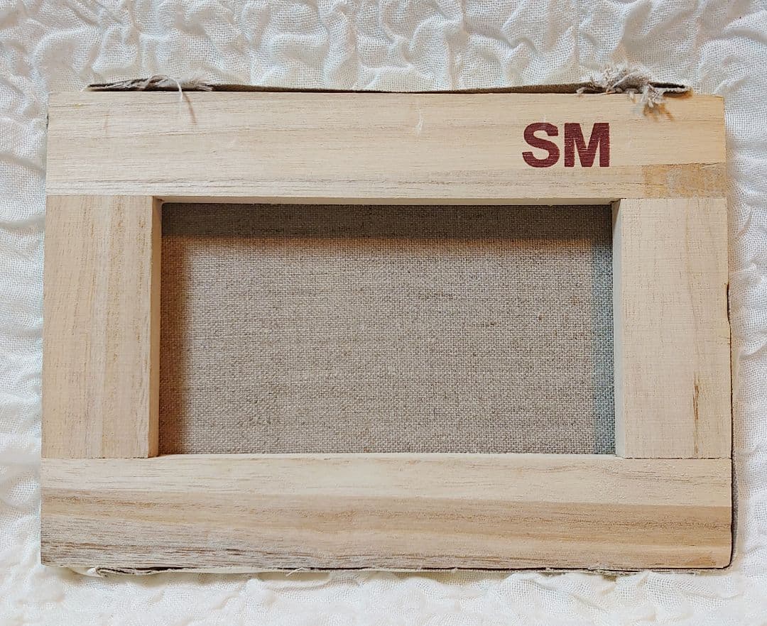 油絵 絵画 【白と青い花】