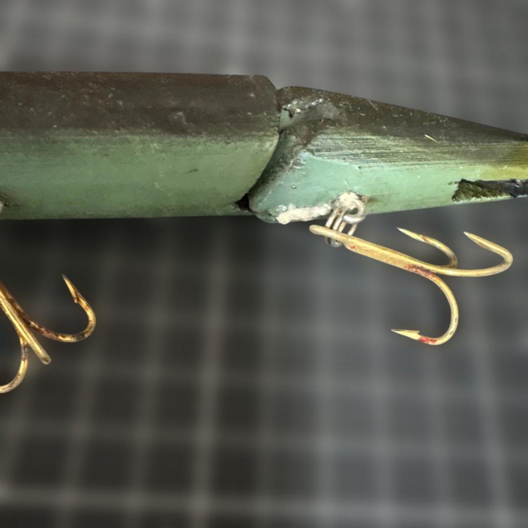 希少　アランコール　ACプラグ ACミノー グリーン・ブラック系　オールド