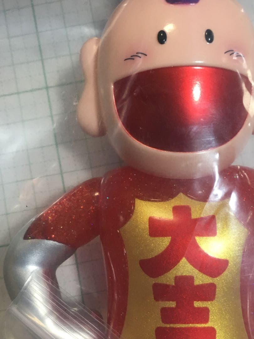 とっても！ラッキーマン　イベント限定版メタリックグリッター ソフビフィギュア