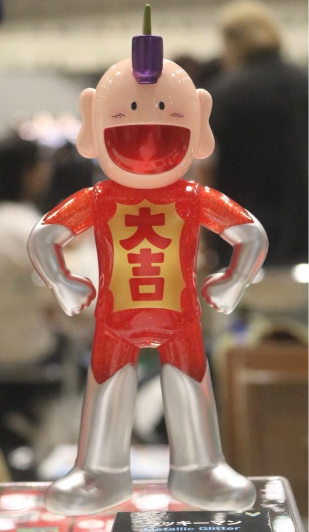 とっても！ラッキーマン　イベント限定版メタリックグリッター ソフビフィギュア