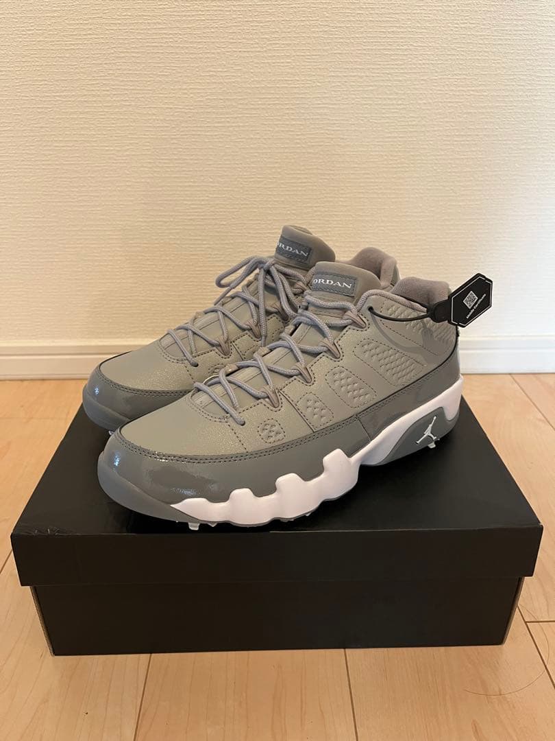 Air Jordan 9 グレー スニーカー　ゴルフシューズ