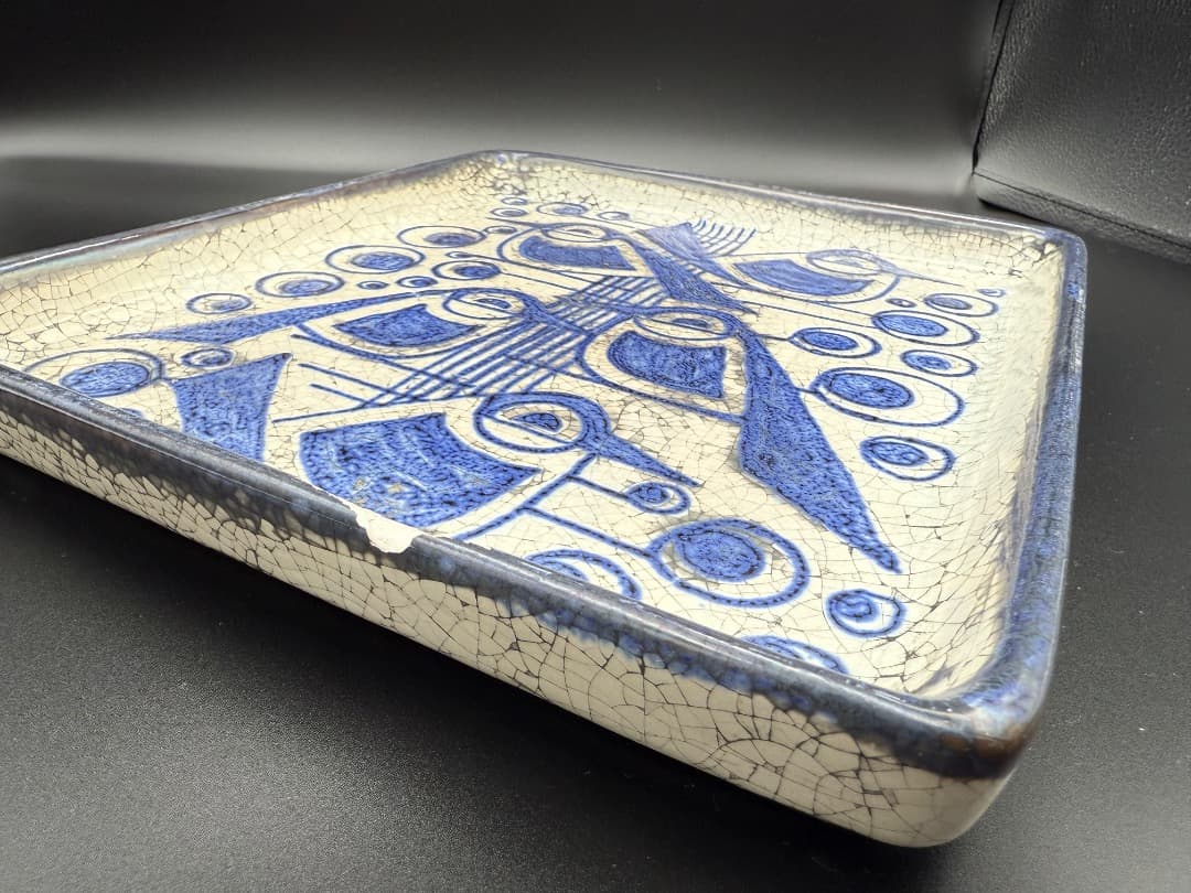 北欧アンティーク マイケルアンデルセン ブルーバード 壁掛け皿 1950年代