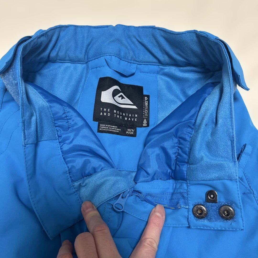Quiksilver スノーウェア 140 青上下
