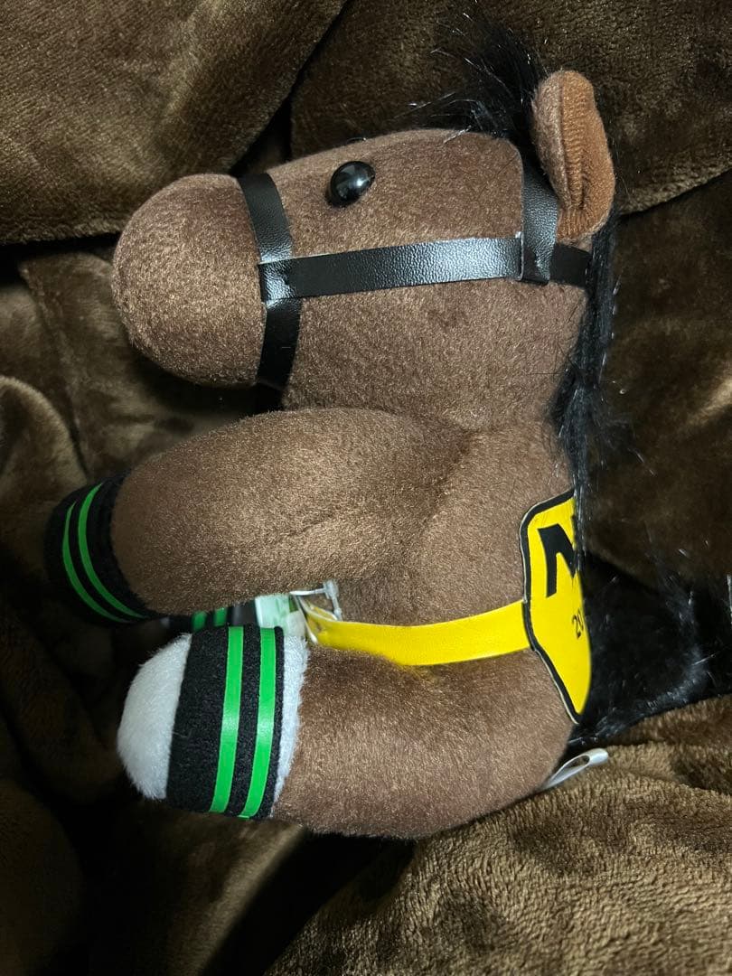 希少 美品 ジャスタウェイ ぬいぐるみ アイドルホース サイン入り