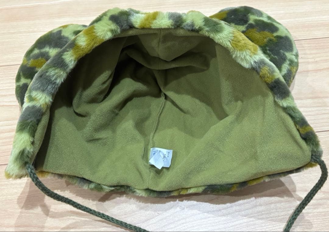 東京ディズニーリゾート　ミッキー　ファンキャップ　迷彩　緑