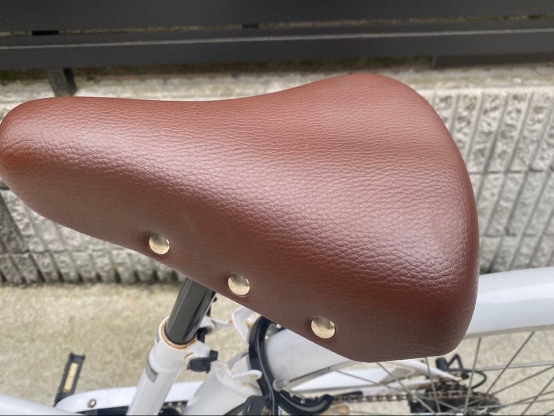 【引き取り限定】torois シティサイクル 27インチ 自転車 ママチャリ 白