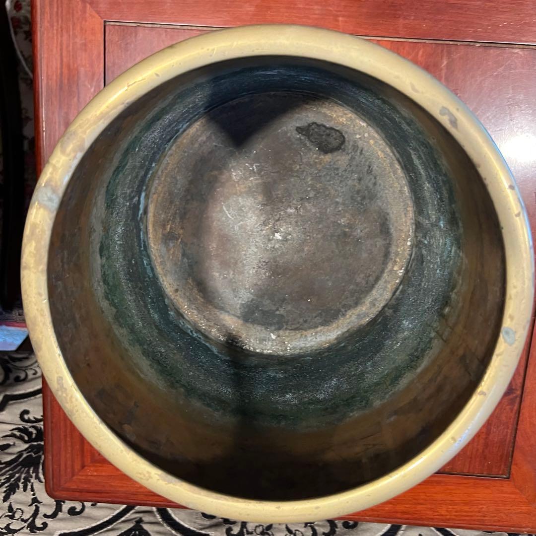 時代火鉢　火鉢　真鍮　Japanese traditional crafts