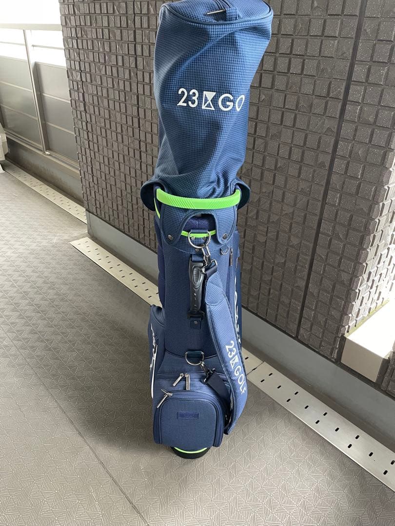 23GOLF スタンド式キャディバッグ ネームプレート（未使用）つき